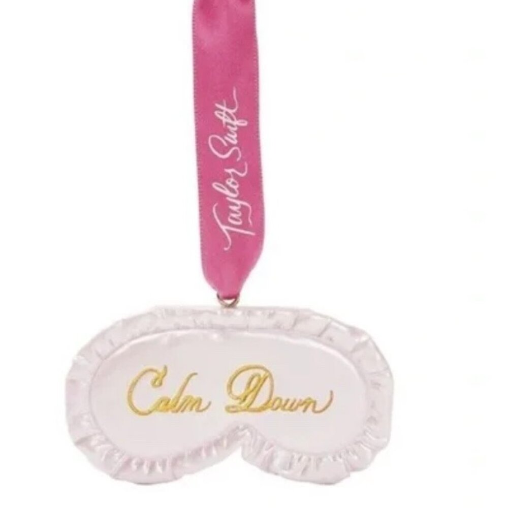 New in Box! Taylor Swift YOU NEED TO CALM DOWN Sleep mask ornament